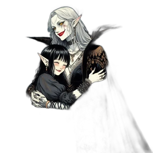 concept art, fantasy art, pixel art, watercolor transparent PNG cut-out