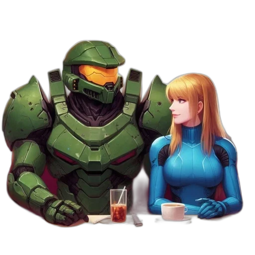 robot, concept art, pixel art, comic book art transparent PNG cut-out