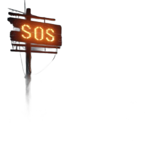 staff, 3d render, concept art, neon lights transparent PNG cut-out