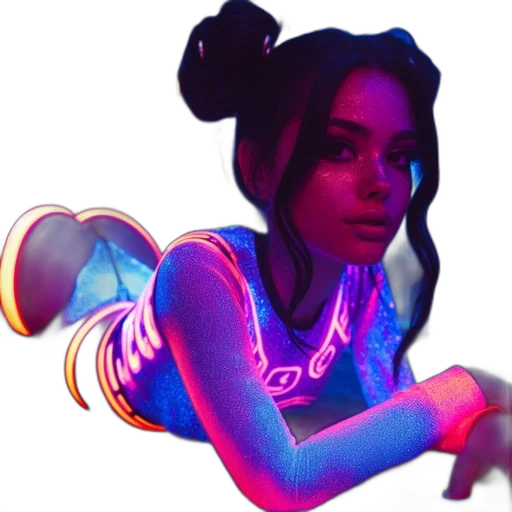 concept art, anime, vaporwave, fantasy art transparent PNG cut-out