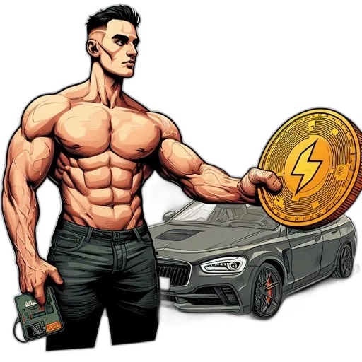 car, comic book art, concept art, cartoon transparent PNG cut-out