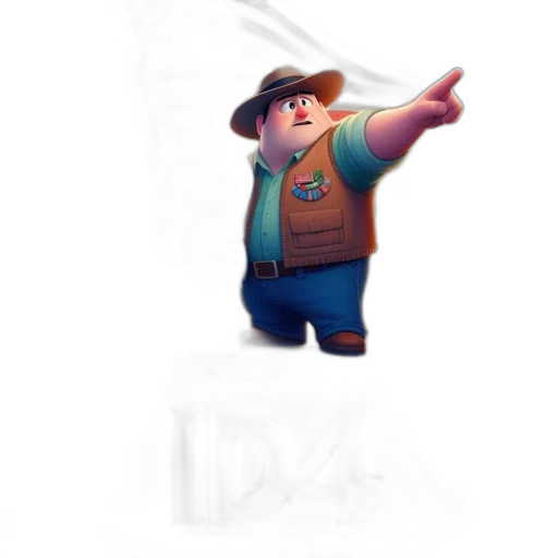 staff, hat, jacket, weapon transparent PNG cut-out