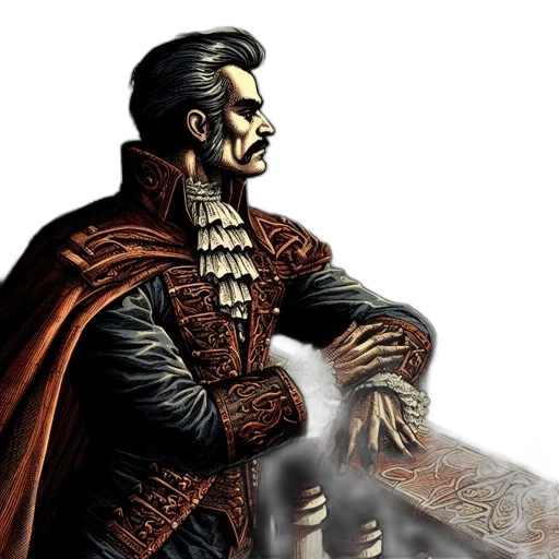 jacket, face, comic book art, concept art transparent PNG cut-out