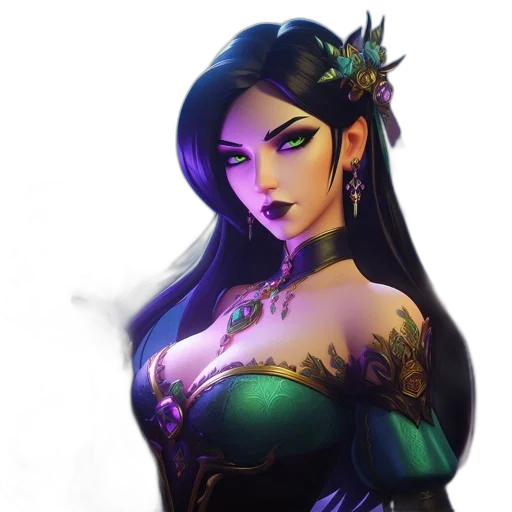 dress, crown, fantasy art, concept art transparent PNG cut-out