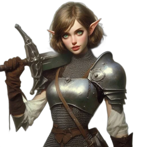 sword, staff, weapon, fantasy art transparent PNG cut-out