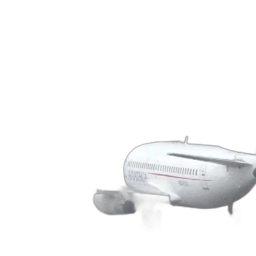 3d render, concept art, delta, plane transparent PNG cut-out