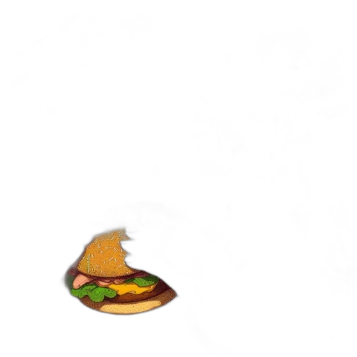 food, hat, dragon, staff transparent PNG cut-out