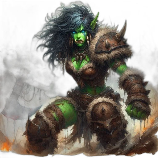 creature, fantasy art, concept art, comic book art transparent PNG cut-out