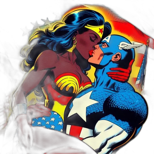 comic book art, concept art, wonder, woman transparent PNG cut-out