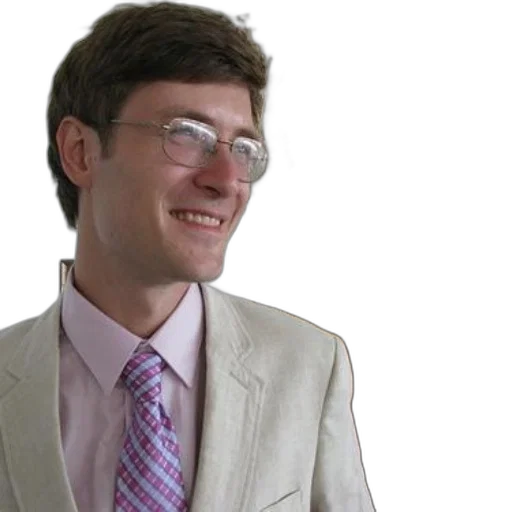 staff, jacket, man, light-colored transparent PNG cut-out