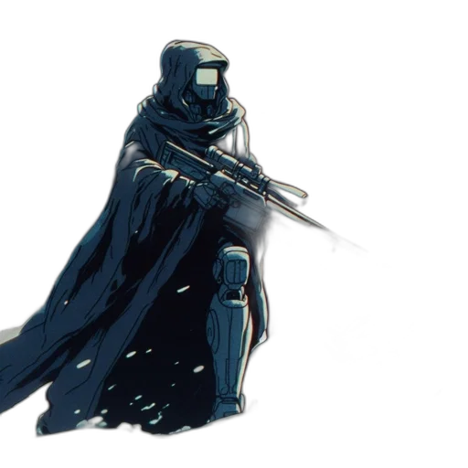 sword, weapon, robot, staff transparent PNG cut-out