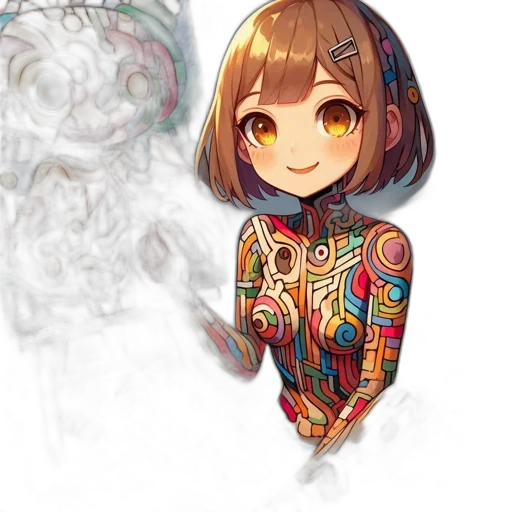 robot, dress, mask, face transparent PNG cut-out