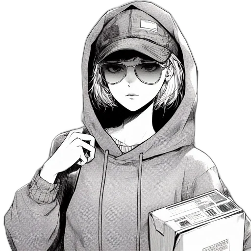 jacket, hat, face, mask transparent PNG cut-out