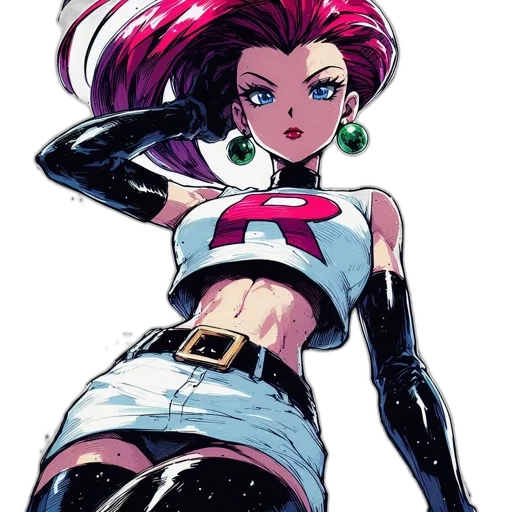 comic book art, concept art, cartoon, anime transparent PNG cut-out