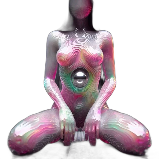 robot, creature, jewelry, dress transparent PNG cut-out