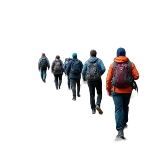 jacket, 3d render, concept art, group transparent PNG cut-out