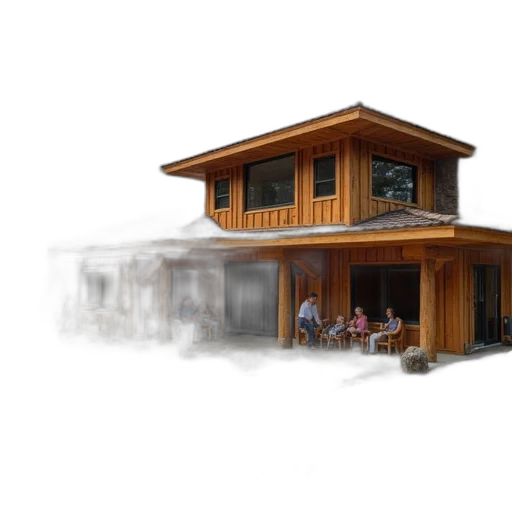 building, 3d render, concept art, photorealistic transparent PNG cut-out