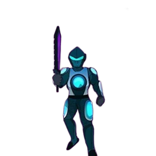 sword, weapon, staff, robot transparent PNG cut-out