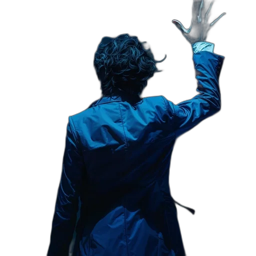 jacket, staff, umbrella, concept art transparent PNG cut-out