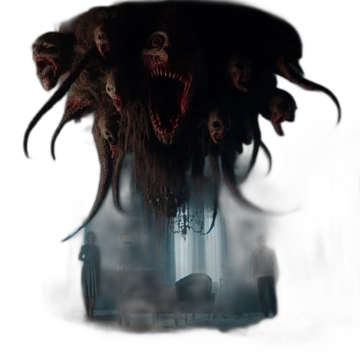 creature, mask, face, hair transparent PNG cut-out