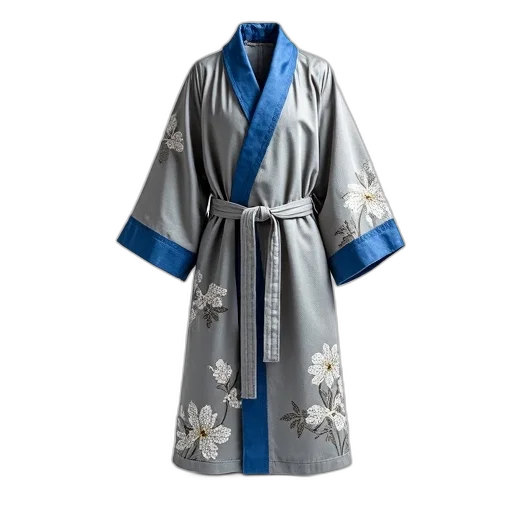 jacket, dress, grey, robe transparent PNG cut-out