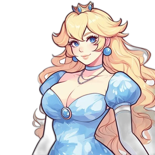 dress, crown, pixel art, anime transparent PNG cut-out