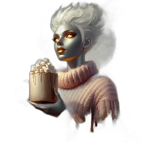jewelry, staff, crown, fantasy art transparent PNG cut-out