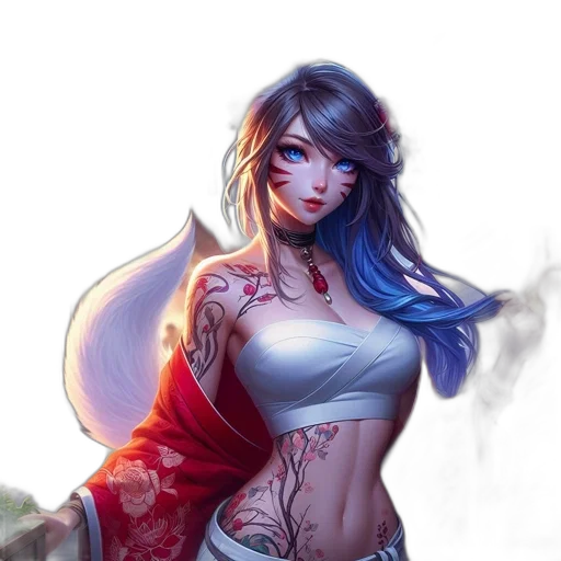 dress, fantasy art, concept art, anime transparent PNG cut-out