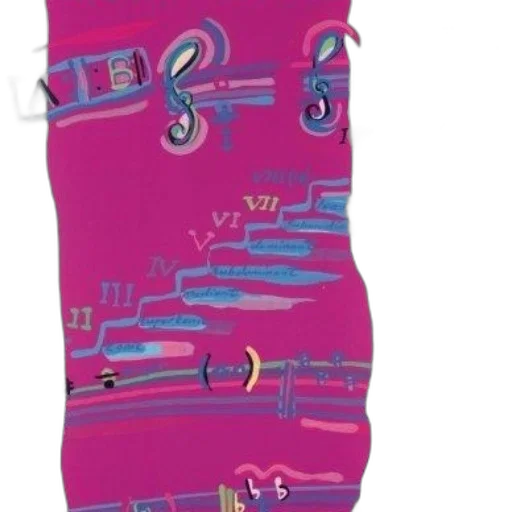dress, staff, vaporwave, vibrant transparent PNG cut-out