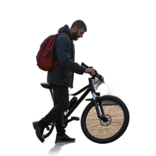 jacket, staff, 3d render, concept art transparent PNG cut-out