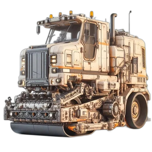 weapon, robot, photorealistic, concept art transparent PNG cut-out