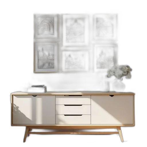 furniture, 3d render, photorealistic, earth tones transparent PNG cut-out
