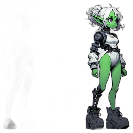 robot, concept art, 3d render, fantasy art transparent PNG cut-out