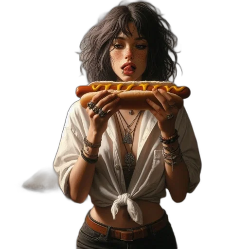 staff, food, weapon, jewelry transparent PNG cut-out