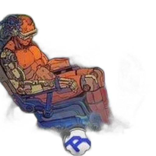 furniture, robot, jacket, concept art transparent PNG cut-out