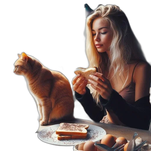 food, animal, creature, photorealistic transparent PNG cut-out