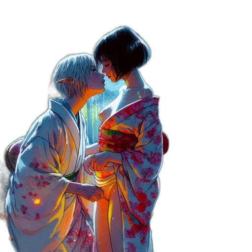 jacket, dress, oil painting, concept art transparent PNG cut-out