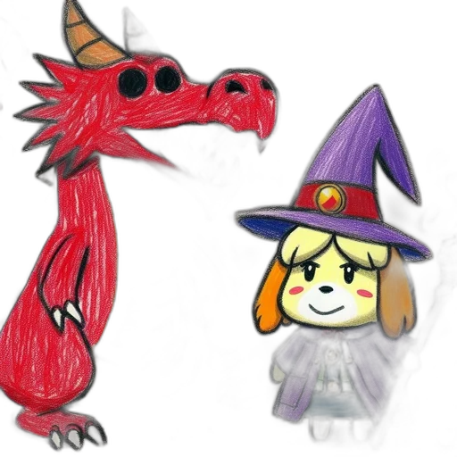 dragon, hat, creature, animal transparent PNG cut-out