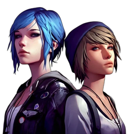 face, concept art, fantasy art, pixel art transparent PNG cut-out