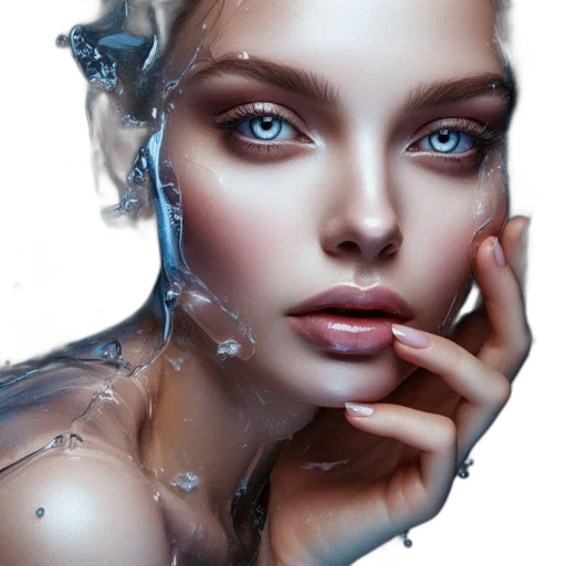 jewelry, face, mask, photorealistic transparent PNG cut-out