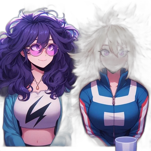jacket, hair, anime, concept art transparent PNG cut-out