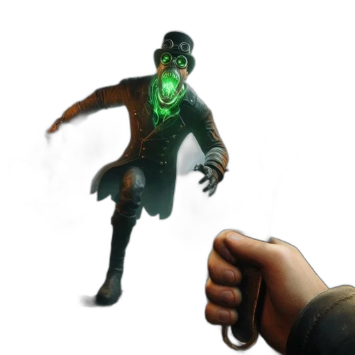 staff, weapon, mask, creature transparent PNG cut-out