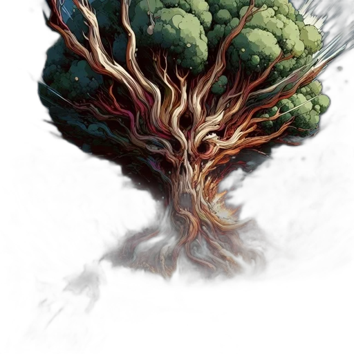 tree, crown, dragon, hair transparent PNG cut-out