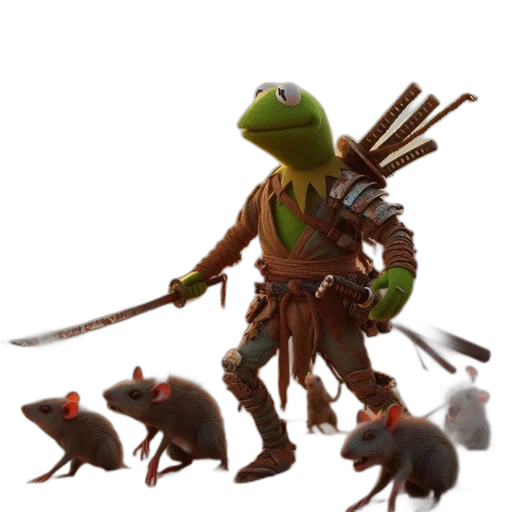 animal, creature, staff, weapon transparent PNG cut-out