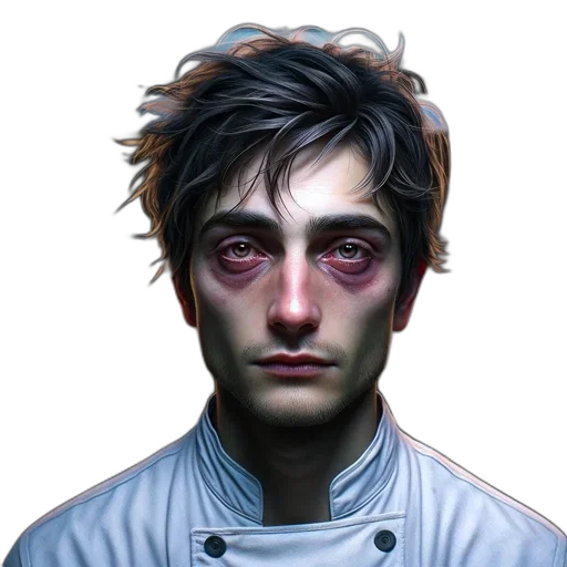 face, staff, food, jacket transparent PNG cut-out