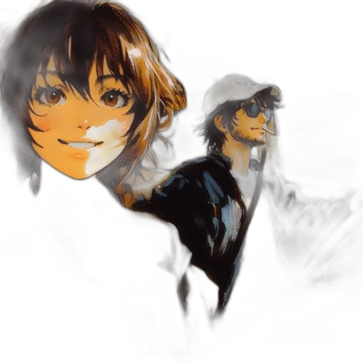 face, mask, concept art, anime transparent PNG cut-out