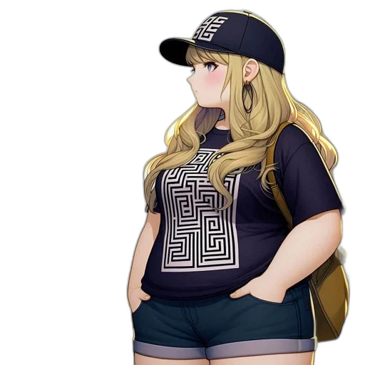hat, dress, pixel art, cartoon transparent PNG cut-out