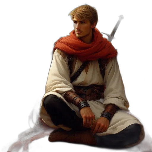 sword, staff, weapon, fantasy art transparent PNG cut-out
