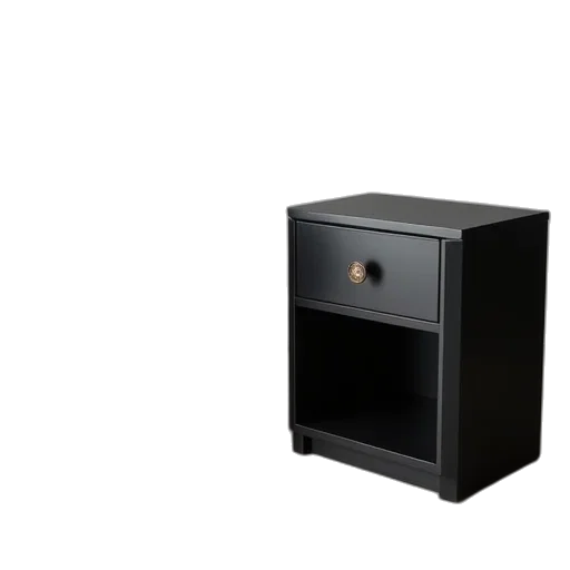 furniture, 3d render, photorealistic, dark transparent PNG cut-out