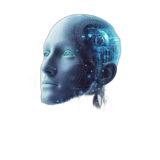 robot, face, mask, creature transparent PNG cut-out